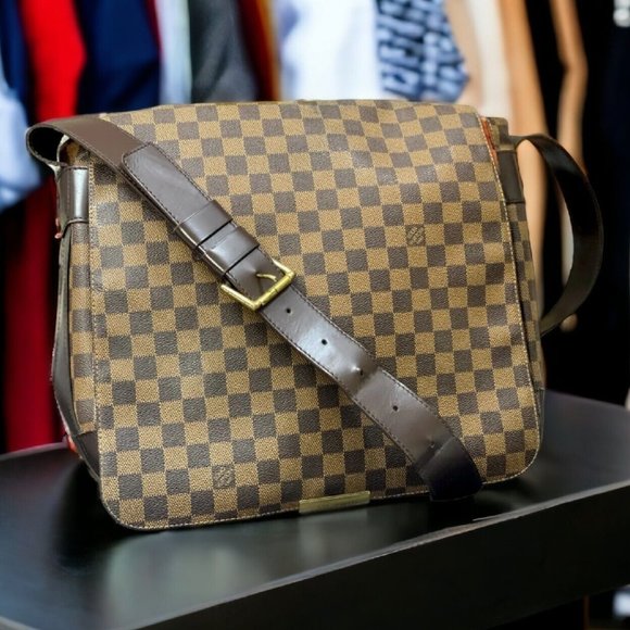 LOUIS VUITTON Messenger Damier Bag Crossbody LV Monogram Shoulder Mens Briefcase - Picture 1 of 16